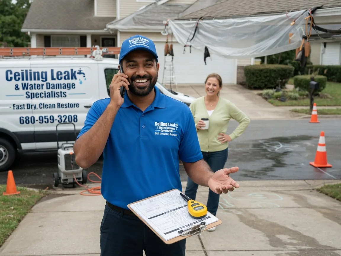 Ceiling Leak Cleanup Grant Park, IL FAQs